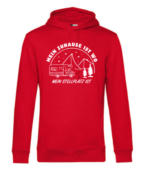 Hoodie "Zuhause ist, wo mein Stellplatz ist"